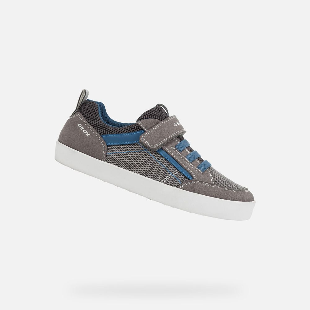 Geox Sneakers Grey Kilwi - Geox Boys Shoes - RKCFEL861